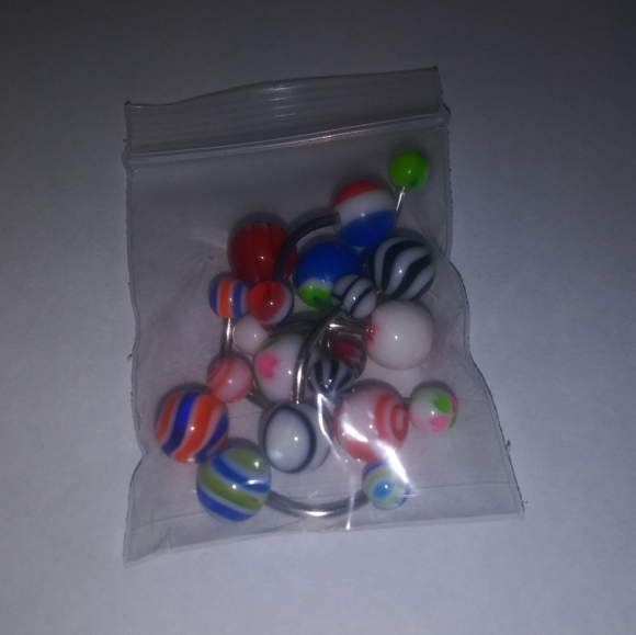 NWT Assorted Navel Jewelry - Stainless Steel - Various Colors - Picture 3 of 6